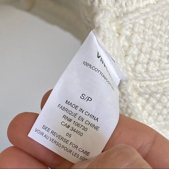 VINCE Fringe 40" Open Cardigan Sweater Vest - Picture 5 of 7